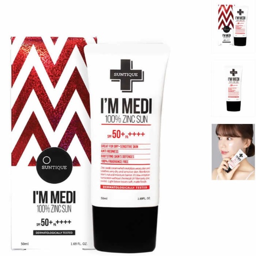 [333324] Suntique I'm Medi 100% Zink Sun Spf50 50ml