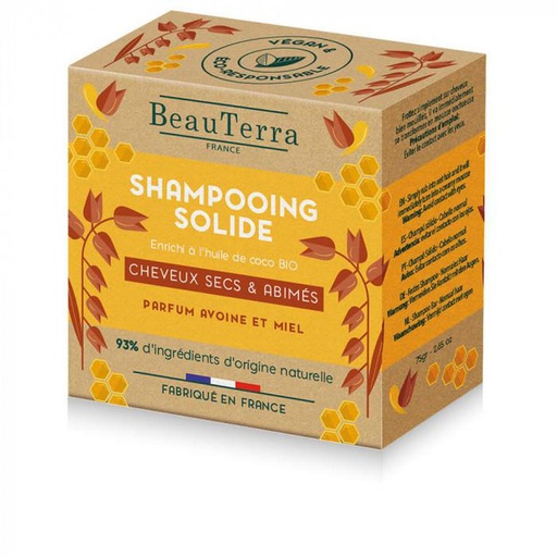 [333558] Beauterra Solide Champú De Avena y Miel 75 g