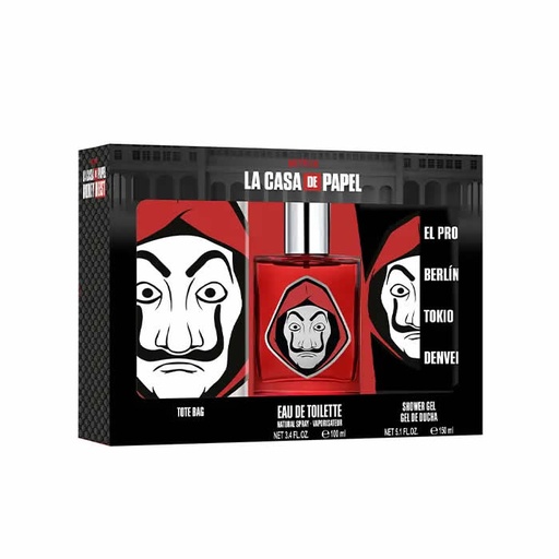 [338517] Netflix La Casa De Papel Eau De Toilette Spray 100ml Кутия 3 продукта