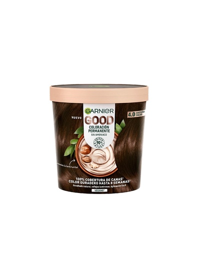 [340143] Garnier Good Color Permanente 4.0 Castaño Cacao 1 U
