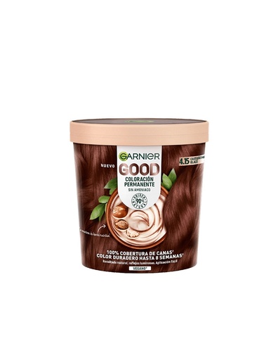 [340144] Garnier Good Permanent Color 4,15 Glossy Castaño 1 U