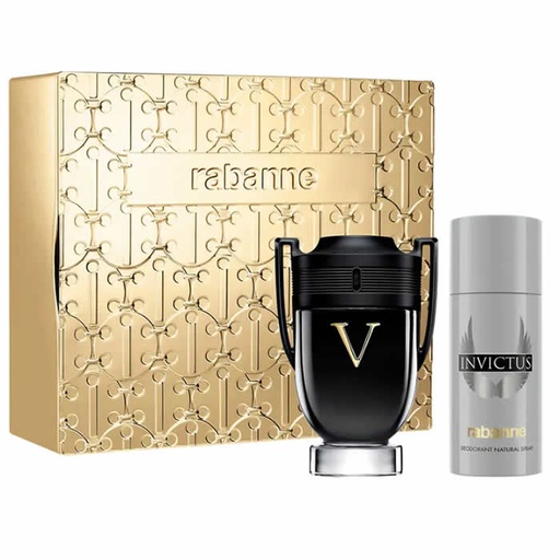 [371888] Paco Rabanne Invictus Victory Eau De Parfum Spray 100ml Confezione da 2 Prodotti
