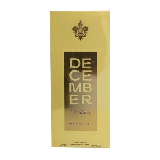 [376778] Paris Corner December Vaniglia Eau De Parfum Spray 85 ml