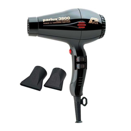 [27116] Parlux Haardroger 3800 Ionische Keramiek Zwart