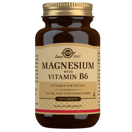 [224140] Solgar Magnesium + Vitamin B6 250 tablet