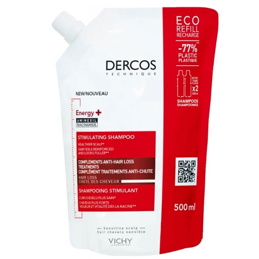 [344040] Vichy Dercos Energy+ Stimulující šampon náhradní 500 ml