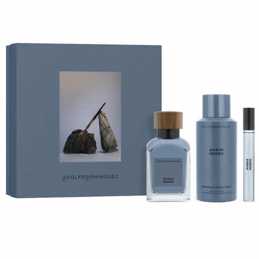 [345391] AD Ambar Negro Eau De Parfum Spray 120ml Box 3 Products