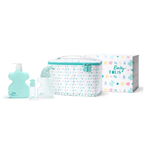[257050] Baby Tous Eau De Colonia Spray 100ml Confezione da 4 Prodotti