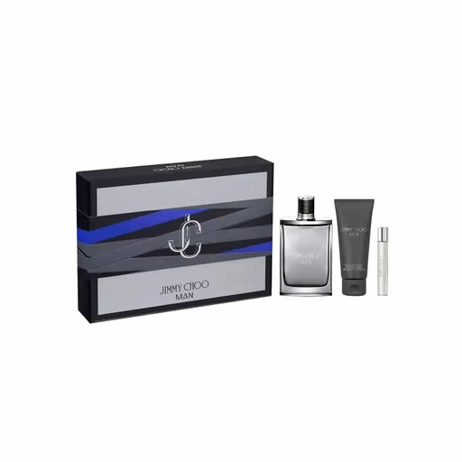 [358160] Jimmy Choo Man Eau De Toilette Spray 100ml Doos 3 Producten