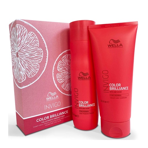[370921] Wella Invigo Color Brilliance Duo Champu 1un Condicionador 1u