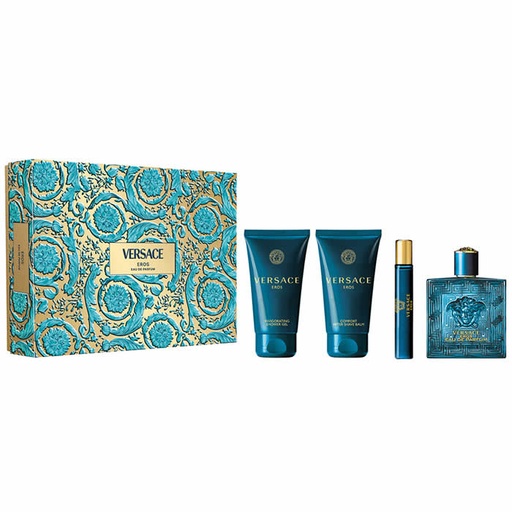 [374287] Versace Eros Eau De Parfum Spray 100ml кутия 4 продукта