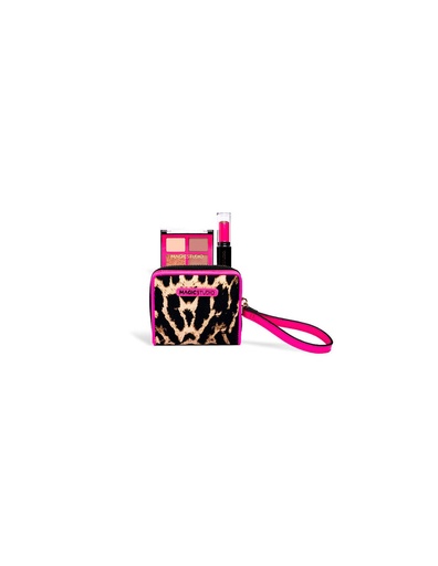 [372215] Magic Studio Krachtige cosmetica Magic Studio Roze Safari Cartera 4 Sombras Barra De Labios