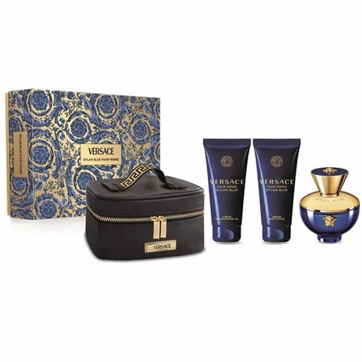 [374403] Versace Pour Femme Dylan Blue Eau De Parfum Spray 100ml кутия 3 продукта