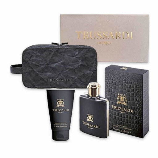 [374267] Trussardi Uomo Eau De Toilette Spray 100ml Æske 3 produkter