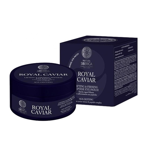 [375657] Natura Siberica Royal Caviar Parche Péptido Tratamiento Ojos 60un