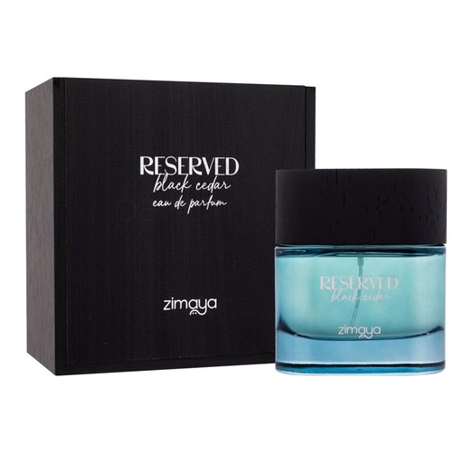 [378447] Zimaya Reserved Black Cedar Eau De Parfum 100ml Purškiklis