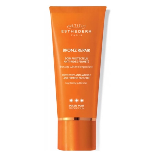 [384277] Institut Esthederm Bronz Repair pretgrumbu aizsargājošs kopšanas līdzeklis, nostiprinošs, maigs Sun Strong Sun 50 ml