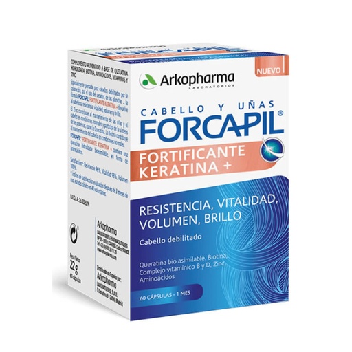 [316322] Arkopharma Forcapil Fortifying + Keratin 60 tobolek