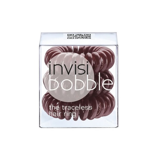 [24222] Anello per capelli Invisibobble Marrone Cioccolato 3 Prodotti