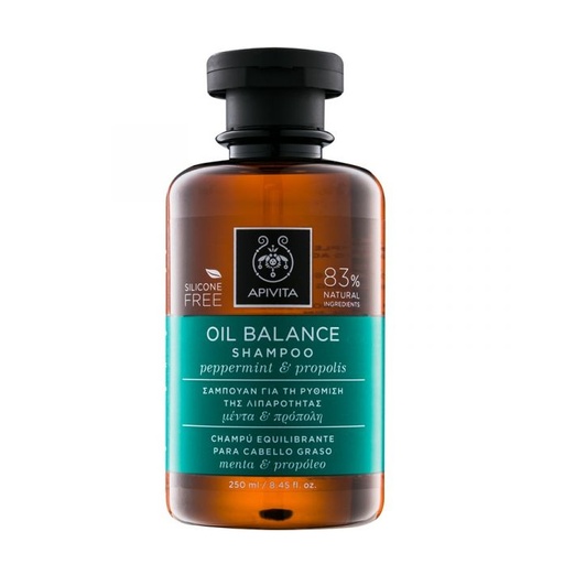 [76515] Apivita Balancing Shampoo pro velmi mastné vlasy 250 ml