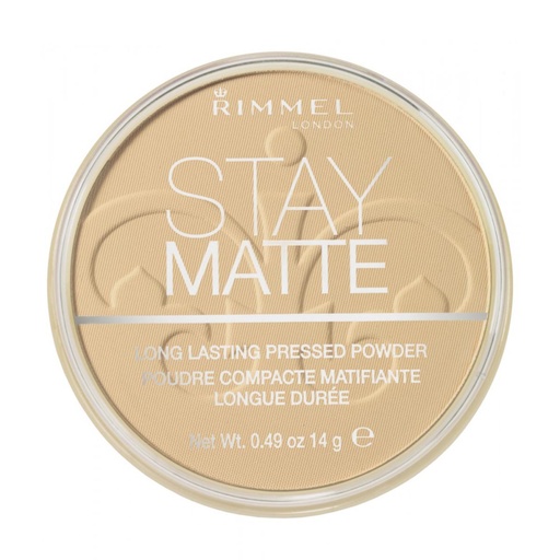 [102930] Rimmel London Stay Matte ilgai išliekanti presuota pudra 006