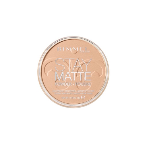[102931] Rimmel Stay Matte Pressed Powder 005 Šilko smėlio spalvos