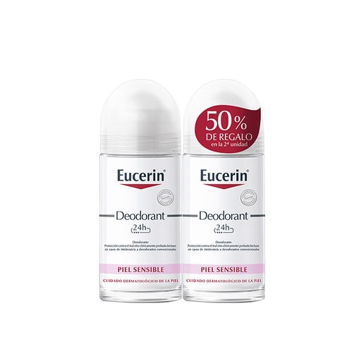 [213647] Eucerin Deodorant Roll-On Gevoelige Huid 2x50ml