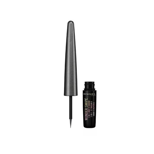 [163564] Rimmel London Wonder Swipe 2 viename blizgantis akių pieštukas akių šešėliams 014 Fashum 1,7 ml