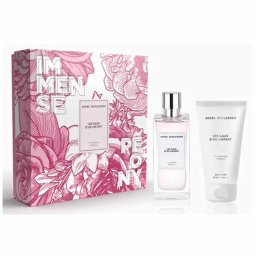 [374280] Angel Schlesser Les Eaux D'Un Instant Immense Peony Eau De Toilette Spray 100ml Æske 2 produkter