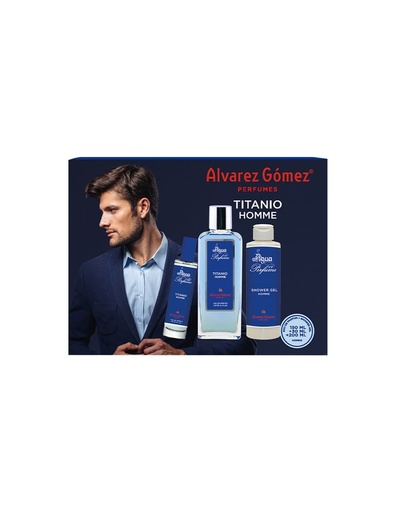 [317979] Alvarez Gómez Alv Gomez Agua De Perfume Homme Edp 150 ml Titanio rinkiniai