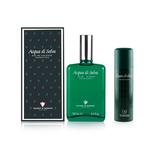 [22772] Victor Acqua Di Selva Eau De Cologne Spray 100ml Box 2 Products