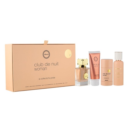 [375452] Armaf Club Denuit Woman Eau De Parfum 55 un Spray Hair Mist 55 ml Desodorante Stick 75 ml Crema De Manos 50 ml