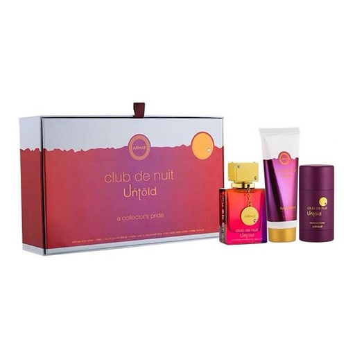 [375455] Woda perfumowana Armaf Untold 105un Spray Locion Corporal Perfumada 100ml Desodorante w sztyfcie 75ml