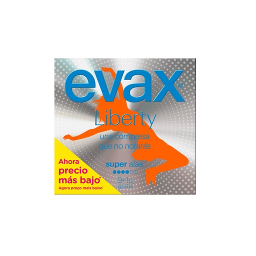 [148793] Evax Liberty Super With Wings higieninės servetėlės ​​9+1 vnt