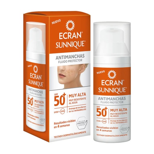 [191158] Ecran Sunnique Antimanchas Fluido Protector Spf50+ 50 ml