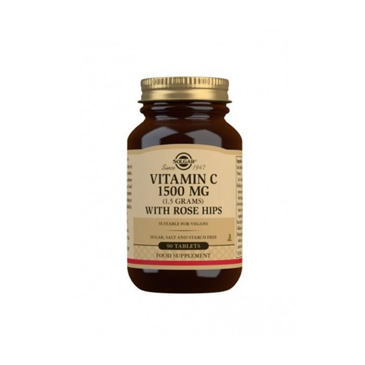 [223911] Solgar Vitamina C 1,5 g 90 compresse con rosa canina