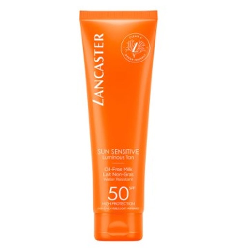 [263039] Lancaster Sun Sensitive Luminous Tan piens bez eļļas, Spf50 150 ml
