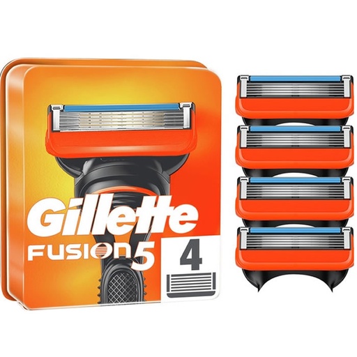 [263221] Gillette Fusion 5 įkroviklis 4 vienetas