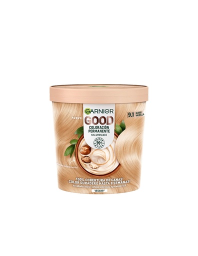[340151] Garnier Good Color Permanente 9.1 Rubio Vainilla 1 U