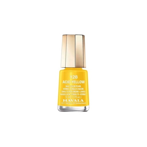 [22614] Mavala Verniz 128 Amarelo Ácido 5ml