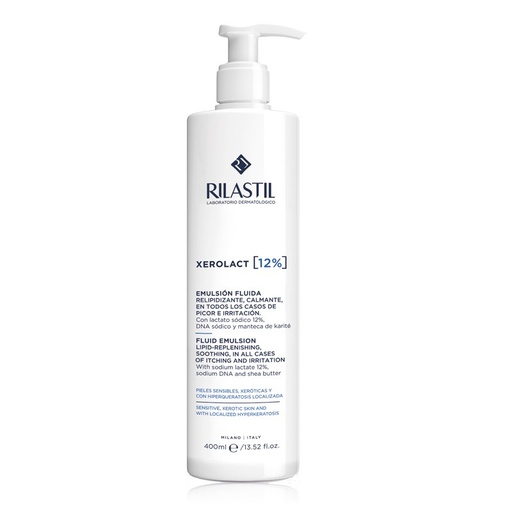 [50260] Rilastil Xerolact 12% Leche Hidratante Queratorreguladora 400ml