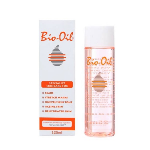 [77682] Bio Oil L Oil Forbedrer ar, strækmærker og ufuldkommenheder i huden 125ml