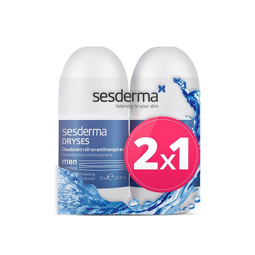 [81351] Sesderma Pack Dryses Deodorant Anti-transpirant Roll-on voor mannen 2x75ml