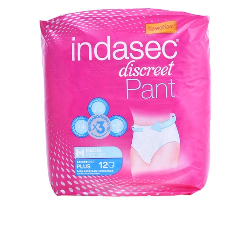 [93410] Indasec Pant Plus Medium Størrelse 12 enheder