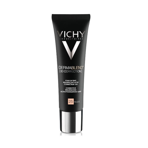 [93701] Vichy Dermablend 3D Correctie Foundation Vette Huid 25 Naakt 30ml