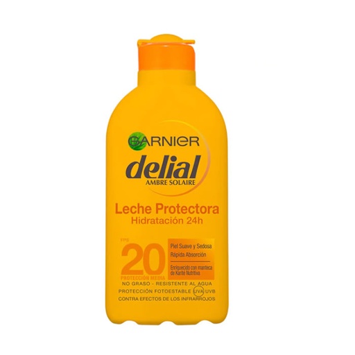 [100020] Delial 24h feuchtigkeitsspendende Schutzmilch Spf20 200 ml