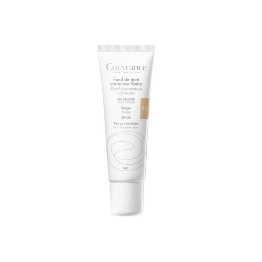 [122200] Avene Couvrance Fluid Correcting Foundation 2.5 Beige 30ml
