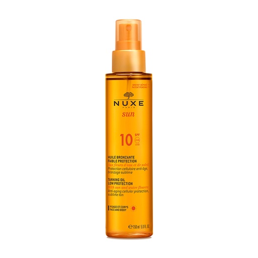 [128181] Nuxe sauļošanās eļļa sejai un ķermenim Spf10 150ml