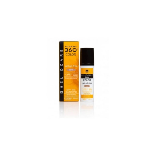 [152606] Heliocare 360º barevný gel bez oleje Spf50 béžový 50 ml