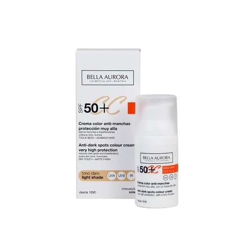 [94172] Bella Aurora CC Anti-vlekkencrème Spf50 lichte toon 30 ml
